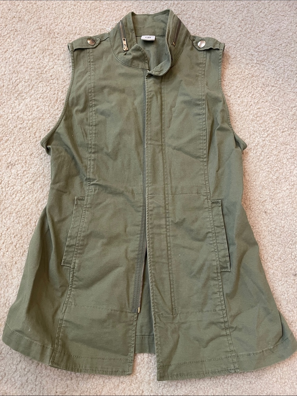 Cabi explorer olive green vest